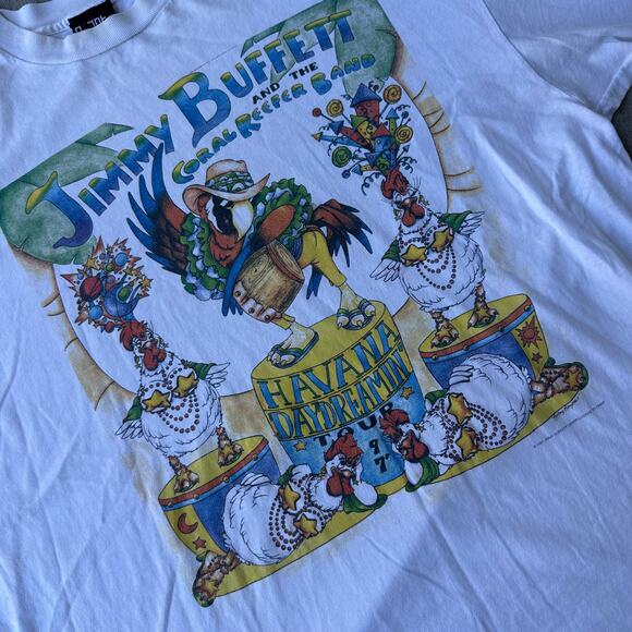 Vintage y2k Jimmy Buffett music tour graphic t shirt - Picture 2 of 10